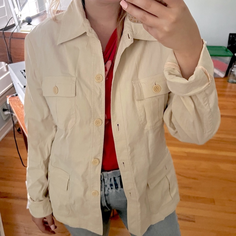 Theory Linen Jacket - Picture 2 of 9